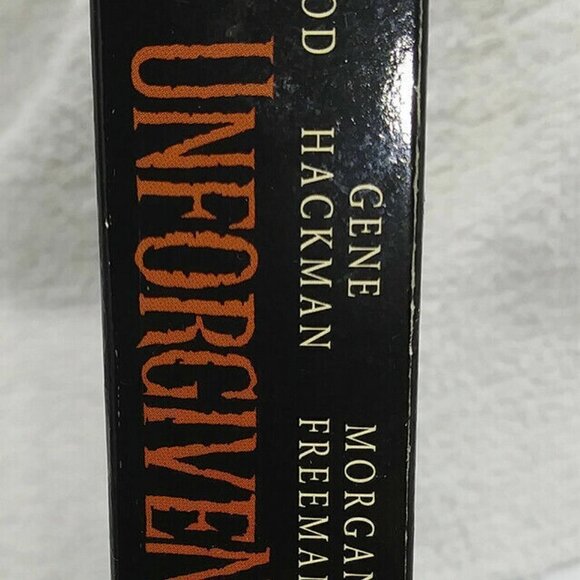 Unforgiven VHS 1992 - Clint Eastwood Hackman Morgan Freeman Revisionist Western - Picture 5 of 9